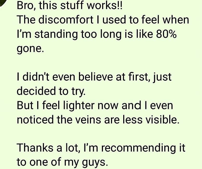 WhatsApp testimonial